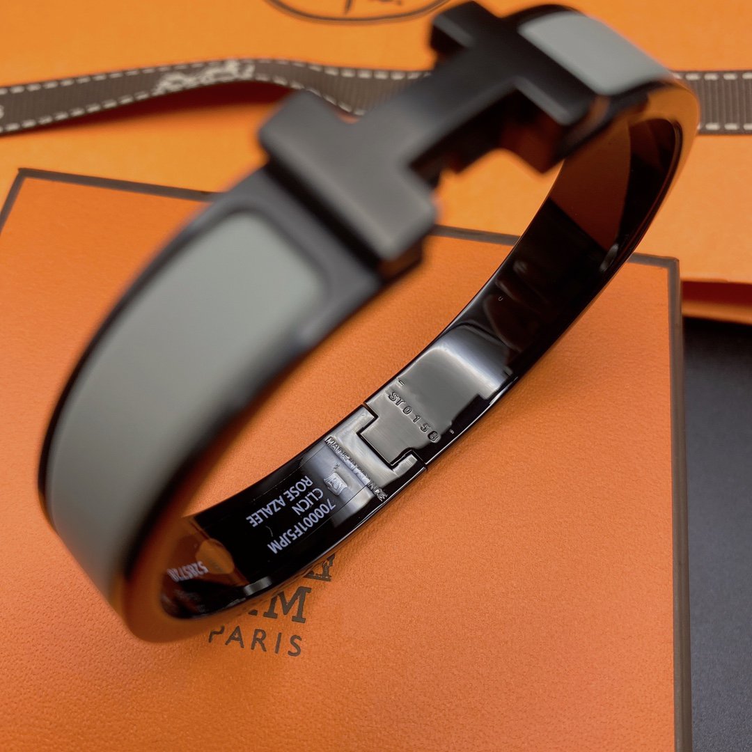 [Raffine]CLIC HM SO BLACK GREY BRACELET