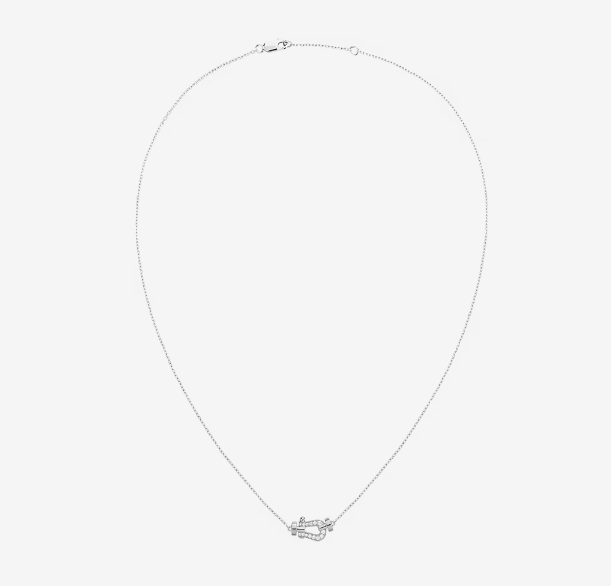 [Raffine]FORCE 10 DIAMOND SILVER NECKLACE MINI MODEL