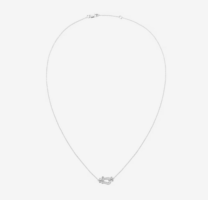[Raffine]FORCE 10 DIAMOND SILVER NECKLACE MINI MODEL