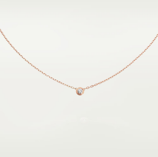 [Raffine]COLLAR DE DIAMANTES DAMOUR