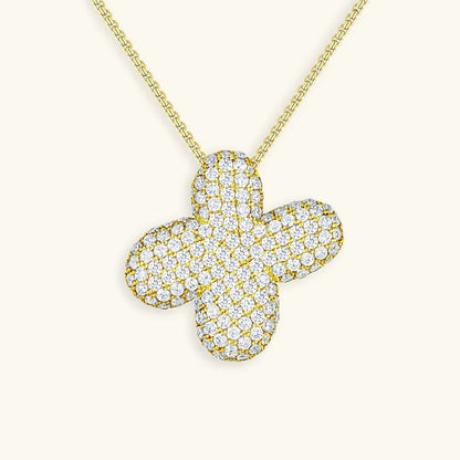 [Raffine]Bubble Initial Diamond Necklace