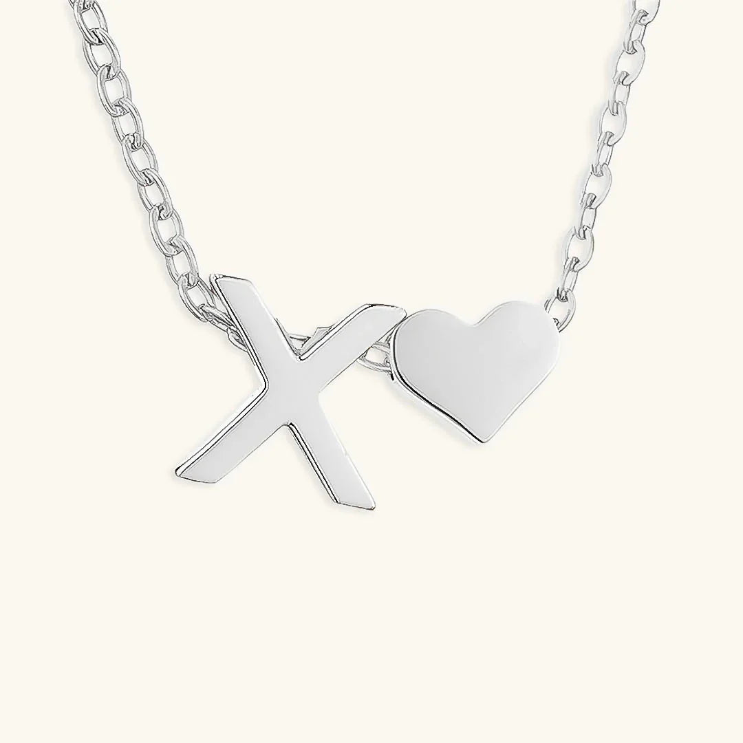 [Raffine]Ria Initial Letter Gold Necklace