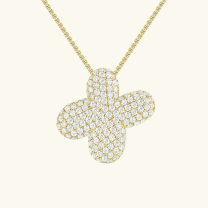 [Raffine]Bubble Initial Diamond Necklace