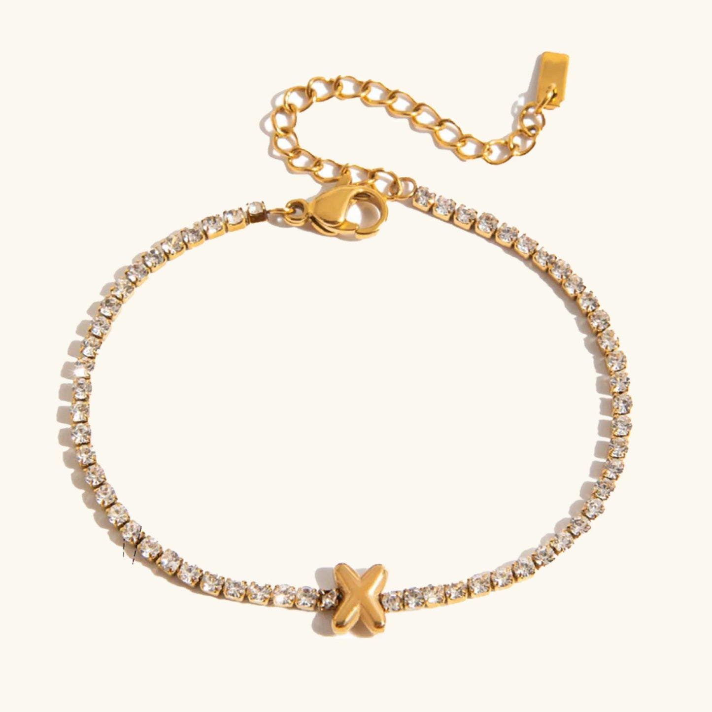 [Raffine]Avaria Bubble Letter Tennis Bracelet