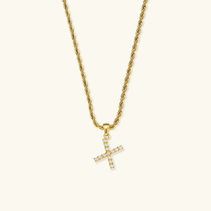 [Raffine]Elodie Initial Letter Pearl Necklace