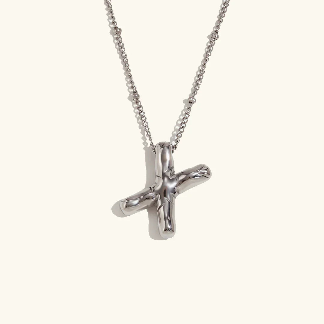 [Raffine]Balloon Gold Initial Necklace
