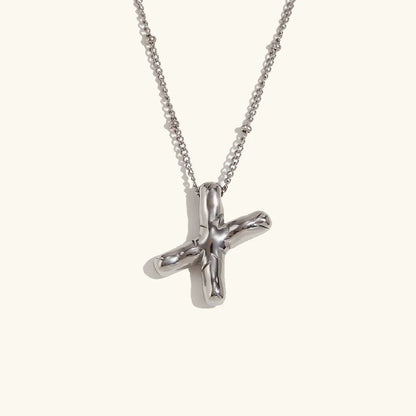 [Raffine]Balloon Gold Initial Necklace