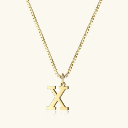[Raffine]Therese Letter Initial Gold Necklace