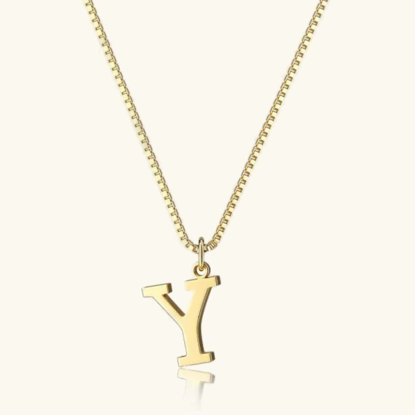 [Raffine]Therese Letter Initial Gold Necklace