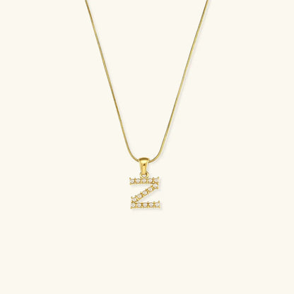 [Raffine]Augustine Initial Letter Pearl Necklace