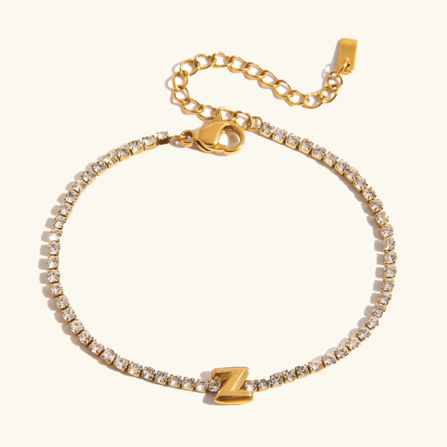 [Raffine]Avaria Bubble Letter Tennis Bracelet