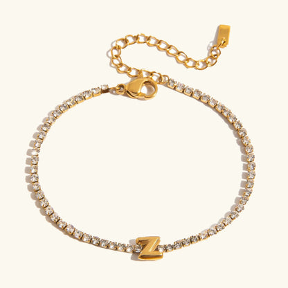 [Raffine]Avaria Bubble Letter Tennis Bracelet
