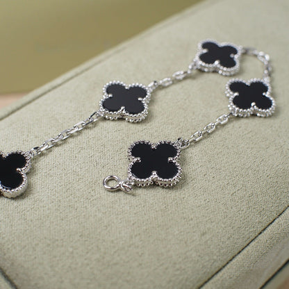 [Raffine] CLOVER 5 MOTIV ONYX-ARMBANDKOLLEKTION