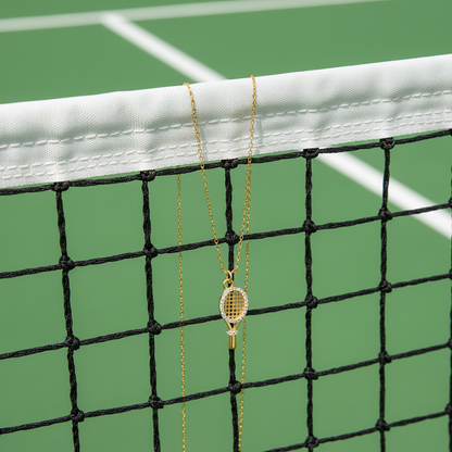 [Raffine]Aces Gold Tennis Pendant