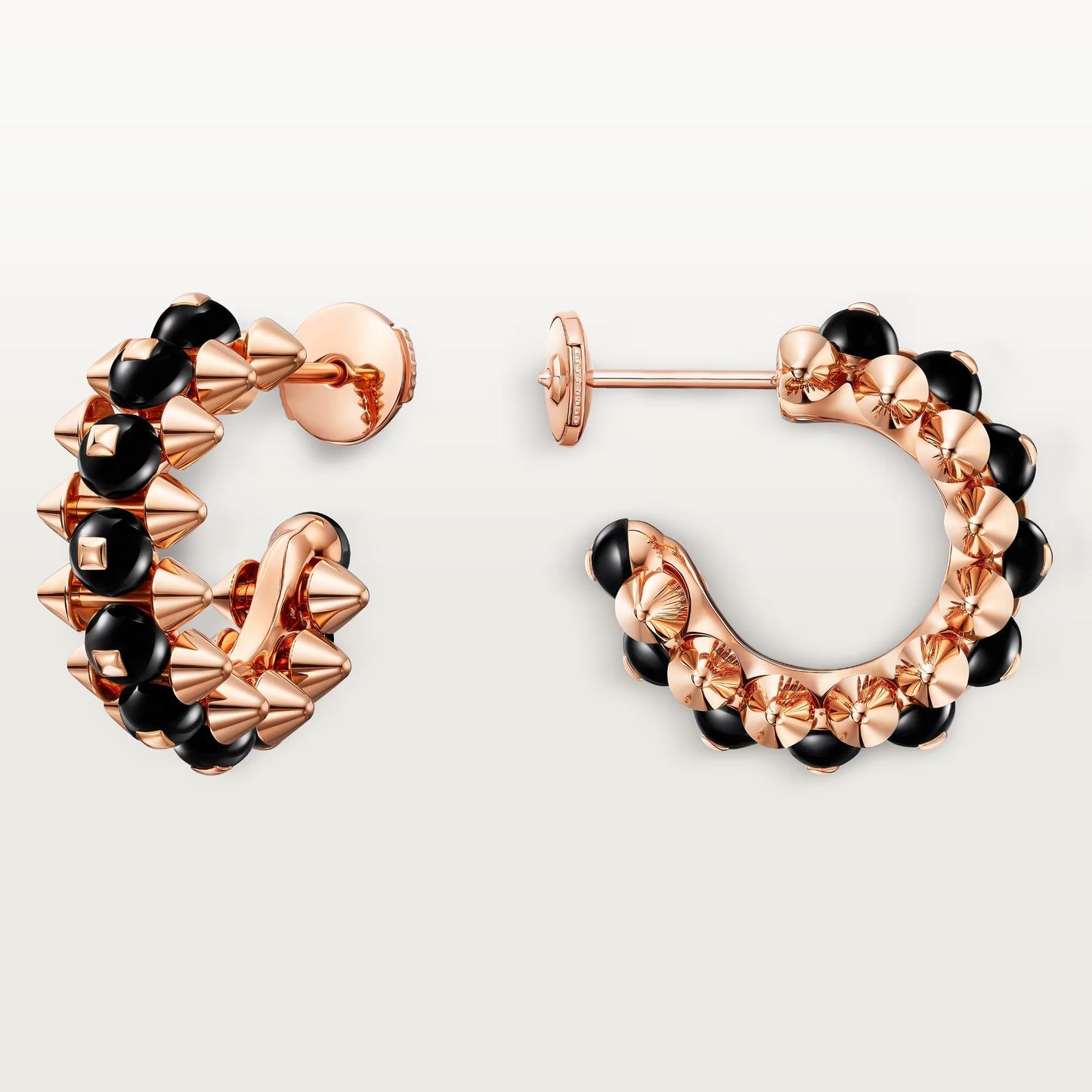 [Raffine]CLASH 7.9MM AGATE CHALCEDONY EARRINGS