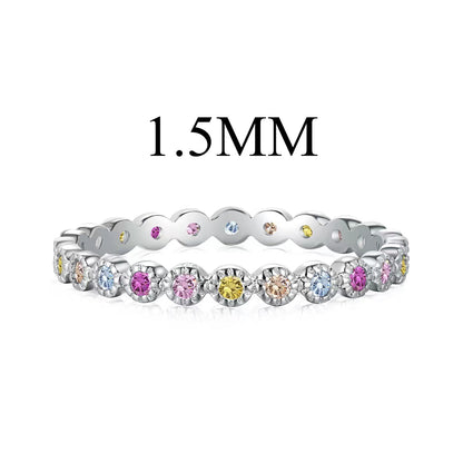 [Raffine] Anillo diario de corte redondo brillante y radiante