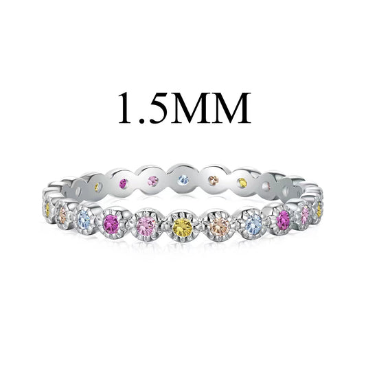 [Raffine] Anillo diario de corte redondo brillante y radiante