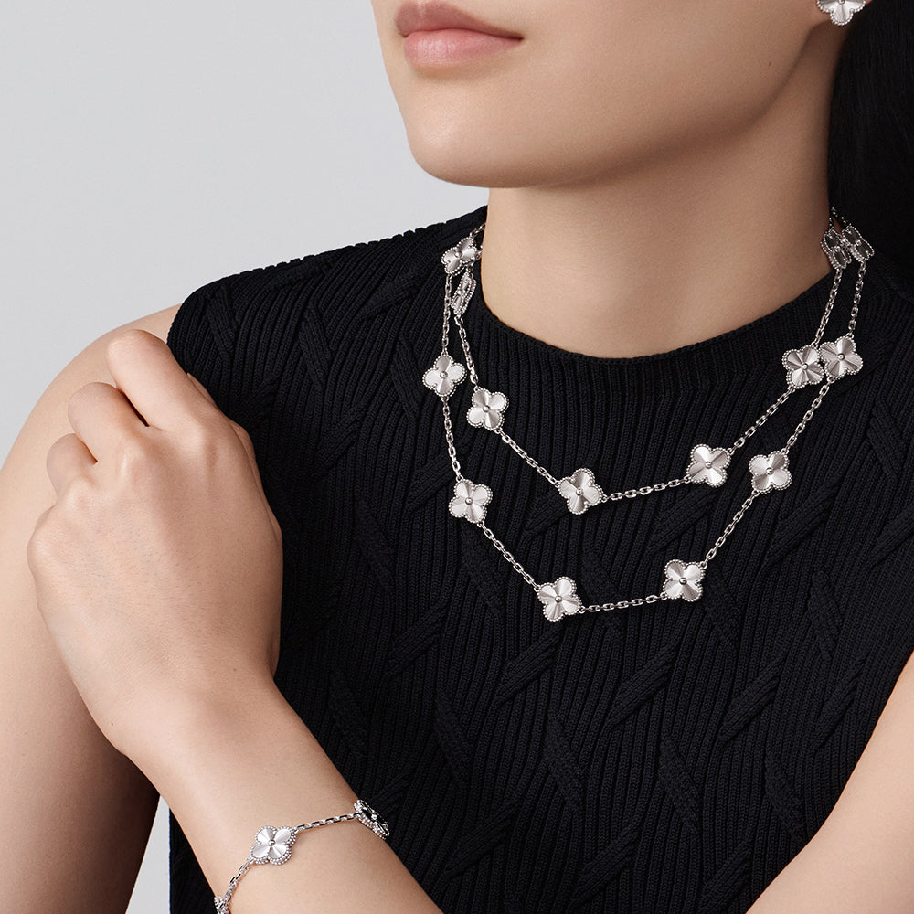 [Raffine]TREBOL 20 MOTIVOS PLATA DIAMANTE