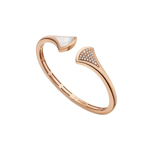 [Raffine]DREAM BRACELET OPEN PINK GOLD MOP DIAMOND