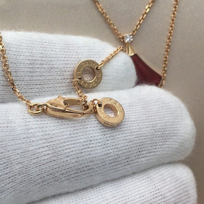 [Raffine]DREAM NECKLACE CARNELIAN 1 DIAMOND