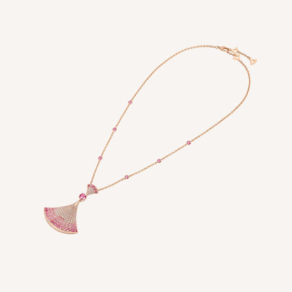 [Raffine]DREAM NECKLACK DIAMOND PINK GOLD