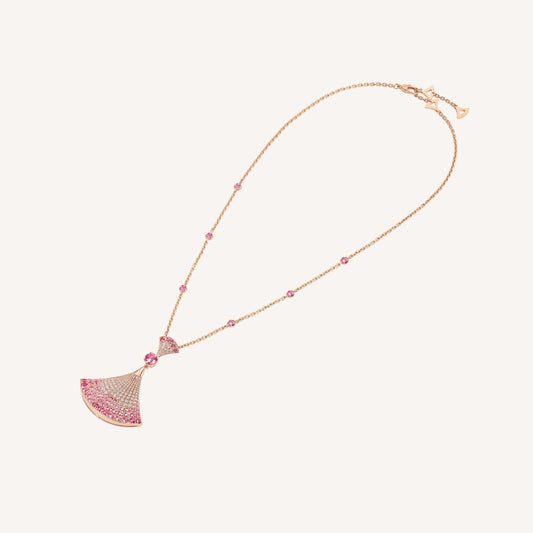[Raffine]DREAM NECKLACK DIAMOND PINK GOLD