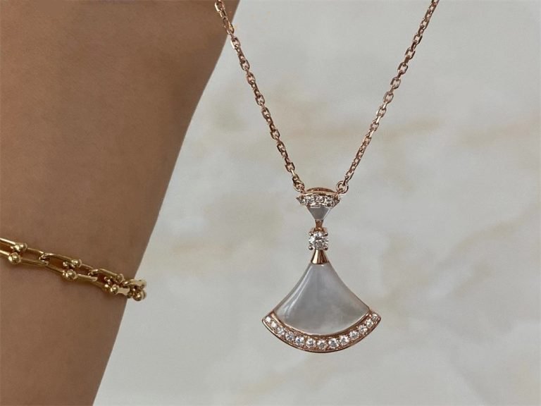 [Raffine] COLLAR DREAM MOP ORO ROSA DIAMANTE