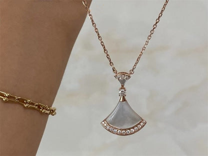 [Raffine] COLLAR DREAM MOP ORO ROSA DIAMANTE
