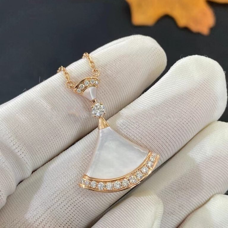 [Raffine] COLLAR DREAM MOP ORO ROSA DIAMANTE