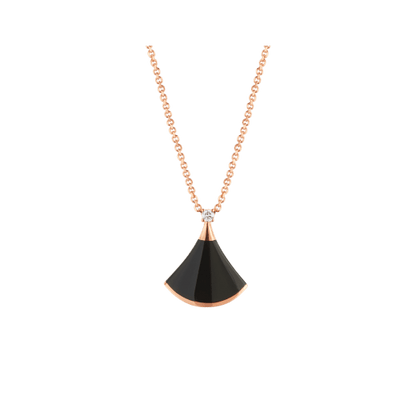 [Raffine]DREAM NECKLACE ONYX 1 DIAMOND