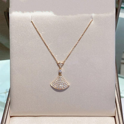 [Raffine] COLLAR DE ENSUEÑO EN ORO ROSA CON DIAMANTES
