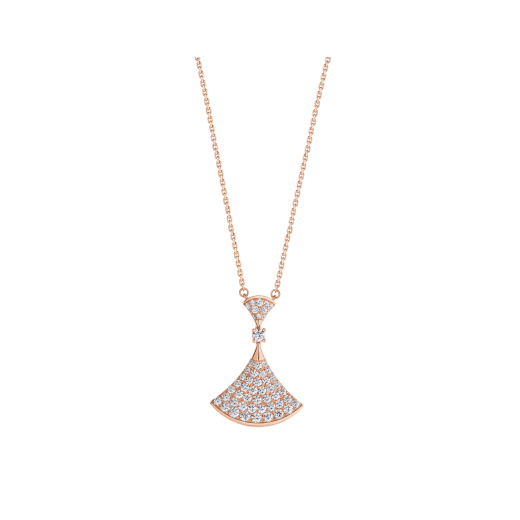 [Raffine]DREAM NECKLACE PINK GOLD FULL DIAMOND
