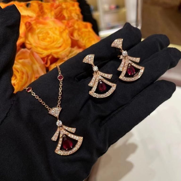[Raffine] COLLAR DE ENSUEÑO CORNALINA DIAMANTE ORO ROSA