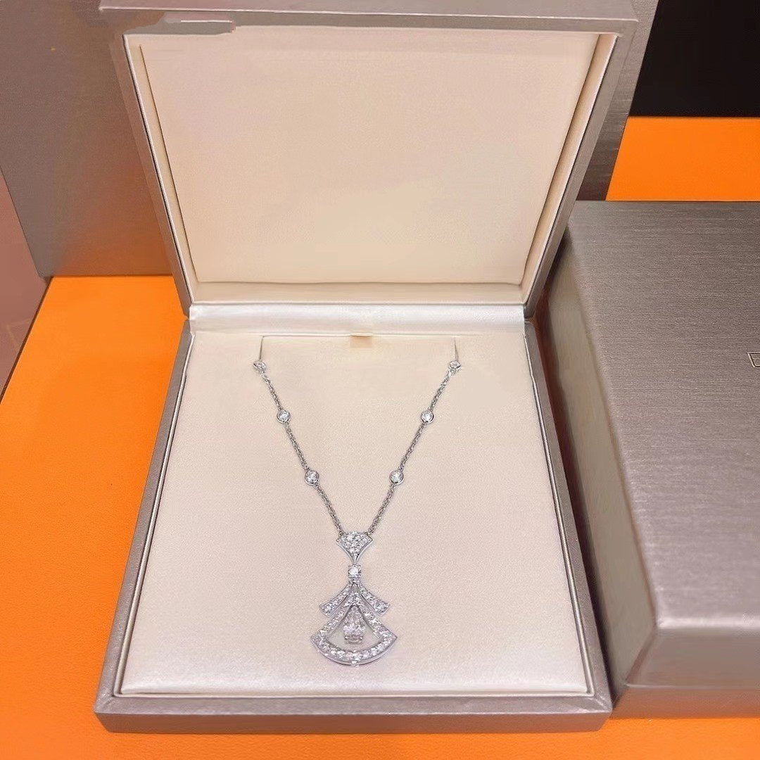 [Raffine]DREAM NECKLACE WHITE DIAMOND SILVER