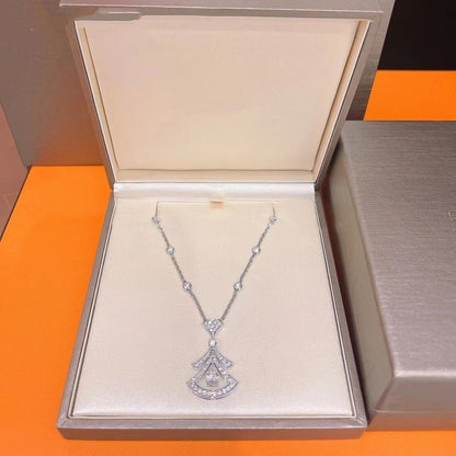 [Raffine]DREAM NECKLACE WHITE DIAMOND SILVER