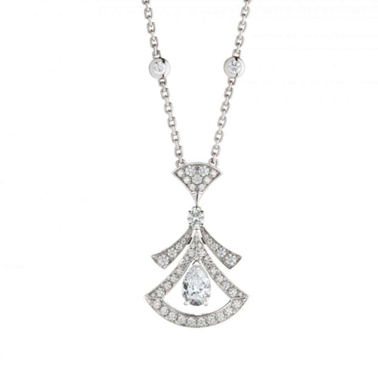 [Raffine]DREAM NECKLACE WHITE DIAMOND SILVER