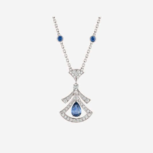 [Raffine]DREAM NECKLACE AGATE DIAMOND SILVER