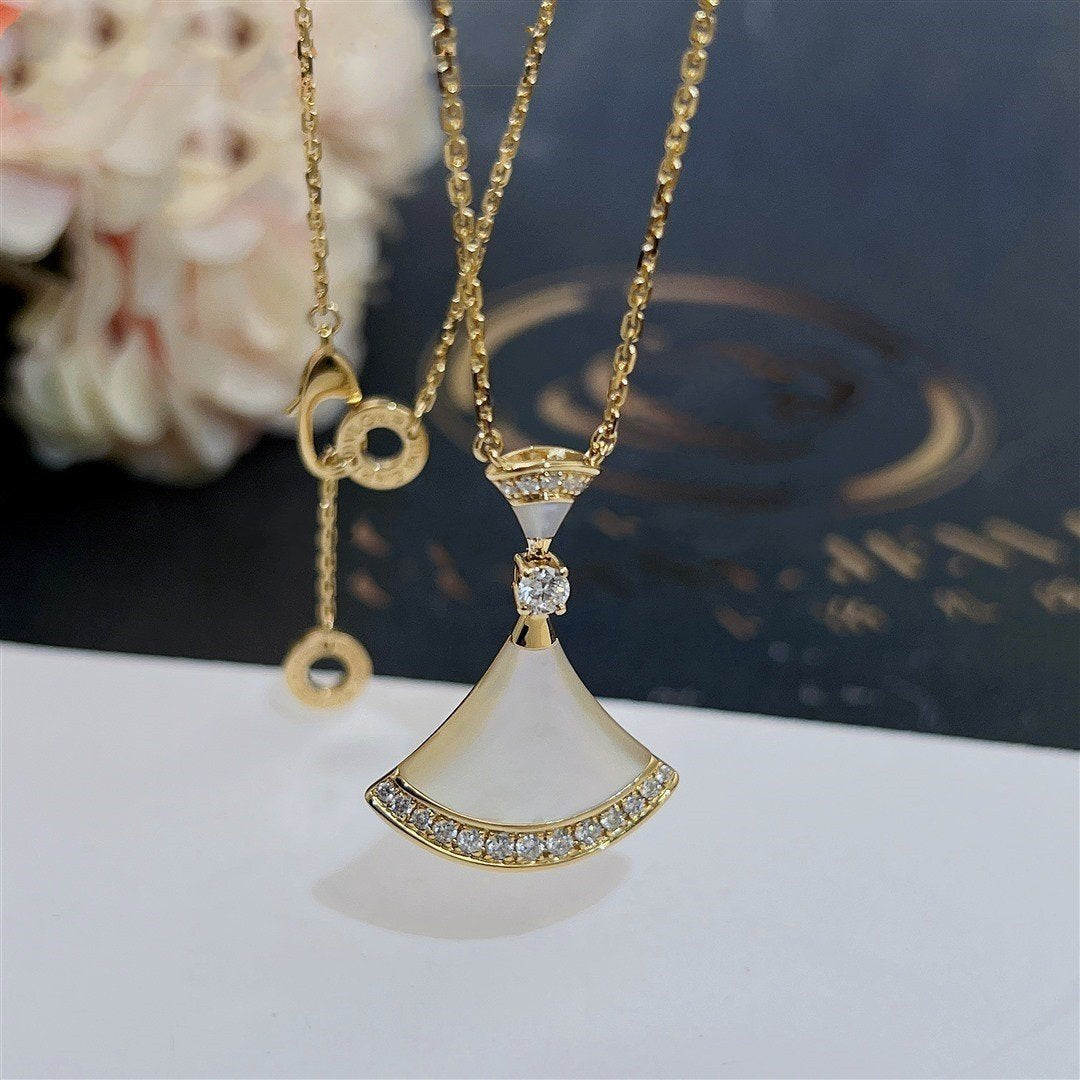 [Raffine]DREAM NECKLACE MOP GOLD DIAMOND