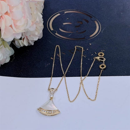 [Raffine]DREAM NECKLACE MOP GOLD DIAMOND