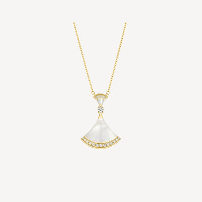 [Raffine]DREAM NECKLACE MOP GOLD DIAMOND