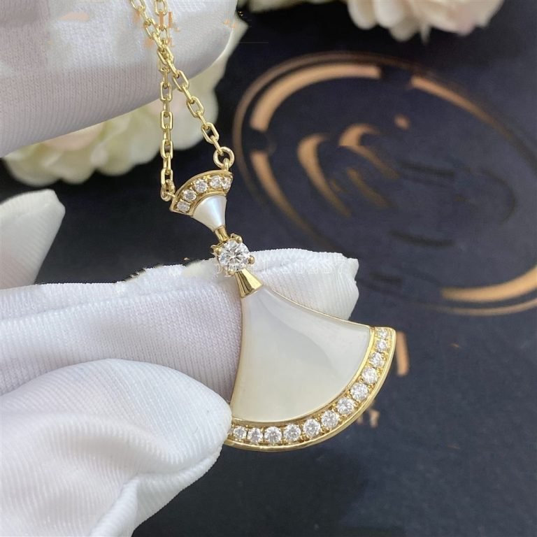 [Raffine]DREAM NECKLACE MOP GOLD DIAMOND