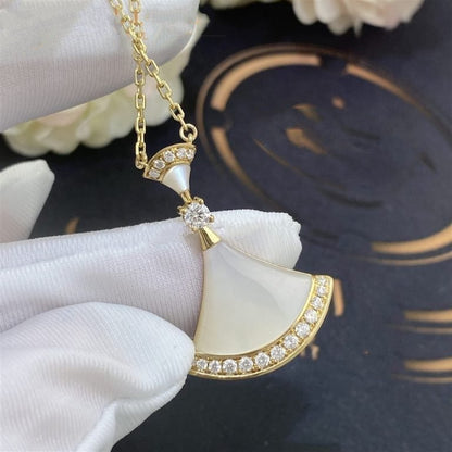 [Raffine]DREAM NECKLACE MOP GOLD DIAMOND
