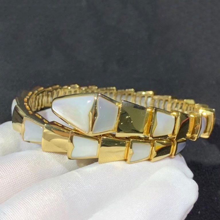 [Raffine]SERPENTI BRACELET MOP GOLD