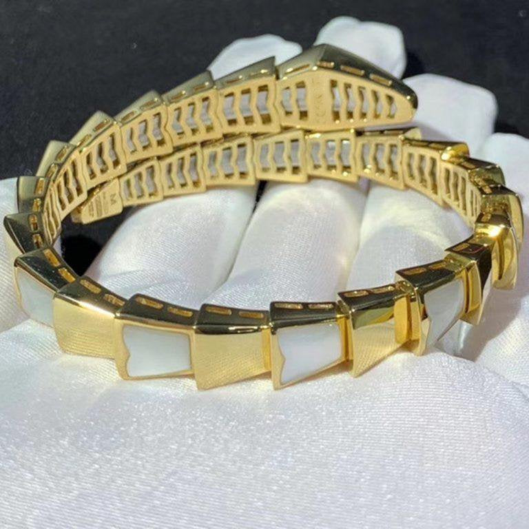 [Raffine]SERPENTI BRACELET MOP GOLD