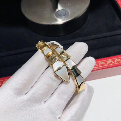 [Raffine]SERPENTI BRACELET MOP GOLD