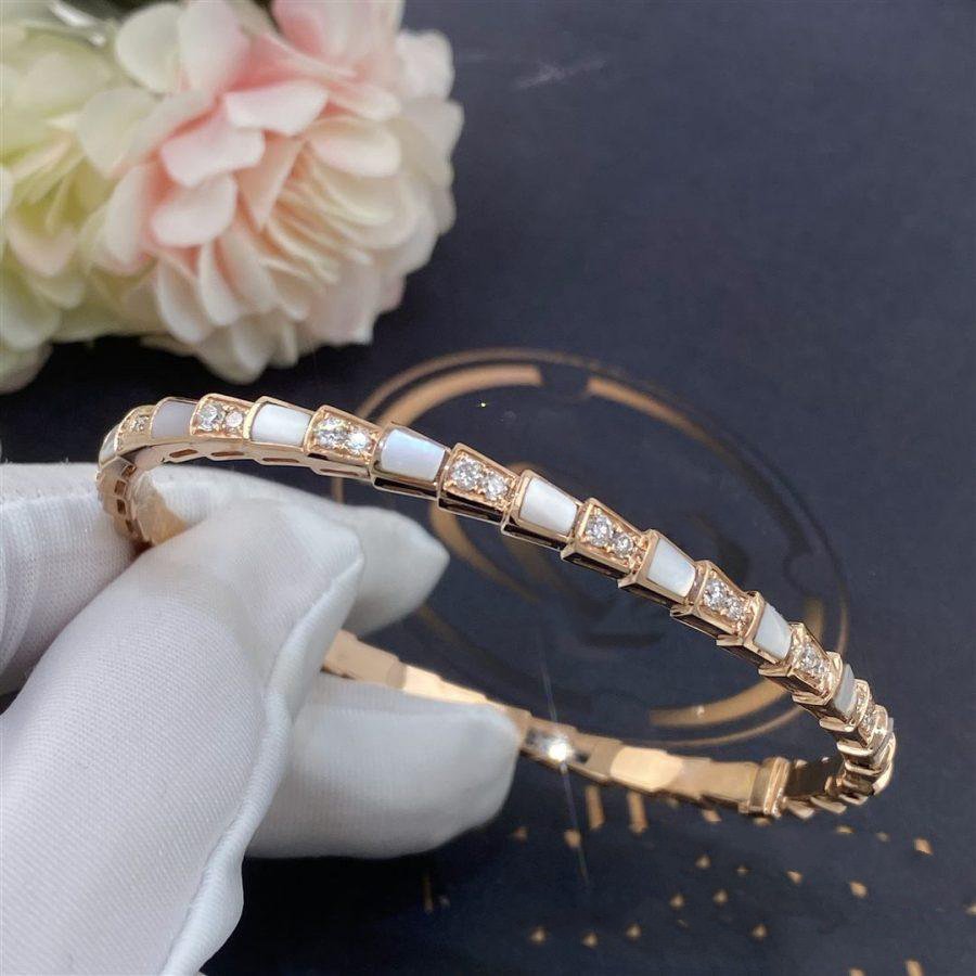 [Raffine]SERPENTI BRACELET PINK GOLD MOP DIAMOND