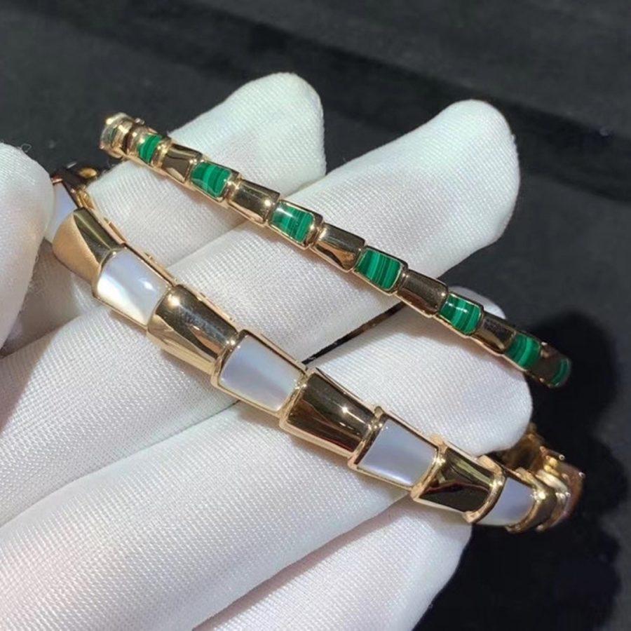 [Raffine]SERPENTI BRACELET PINK GOLD MOP