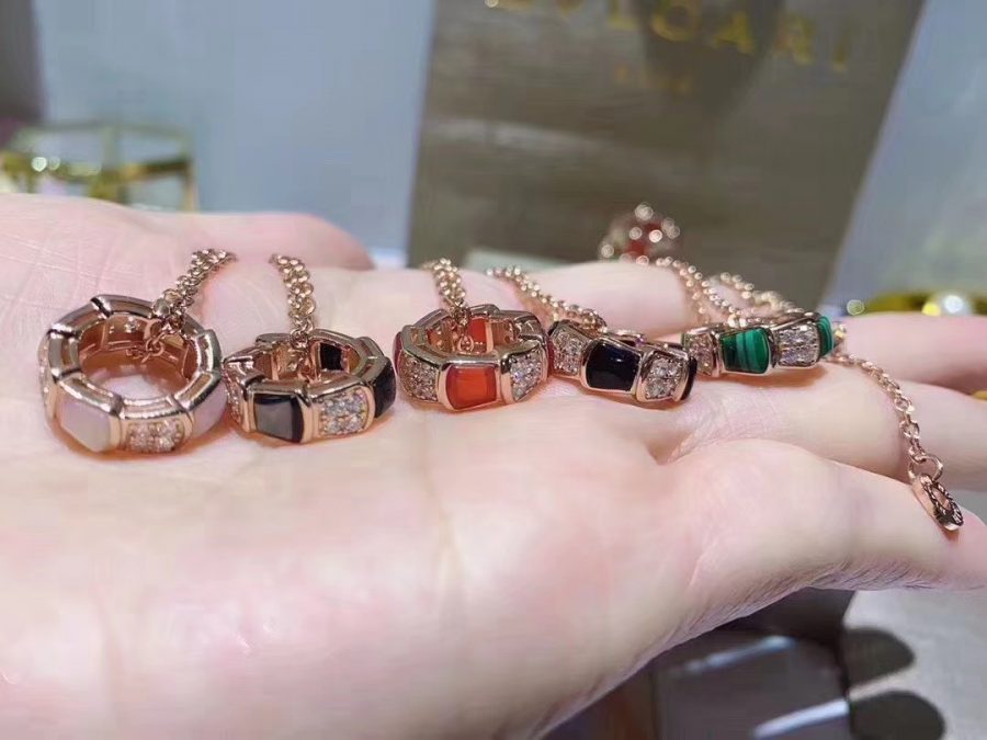 [Raffine]SERPENTI PEDANT DIAMOND NECKLACE