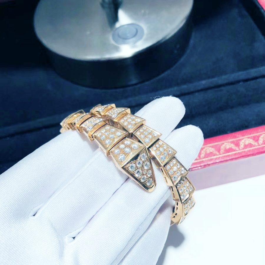 [Raffine]SERPENTI BRACELET 8MM PINK GOLD DIAMOND