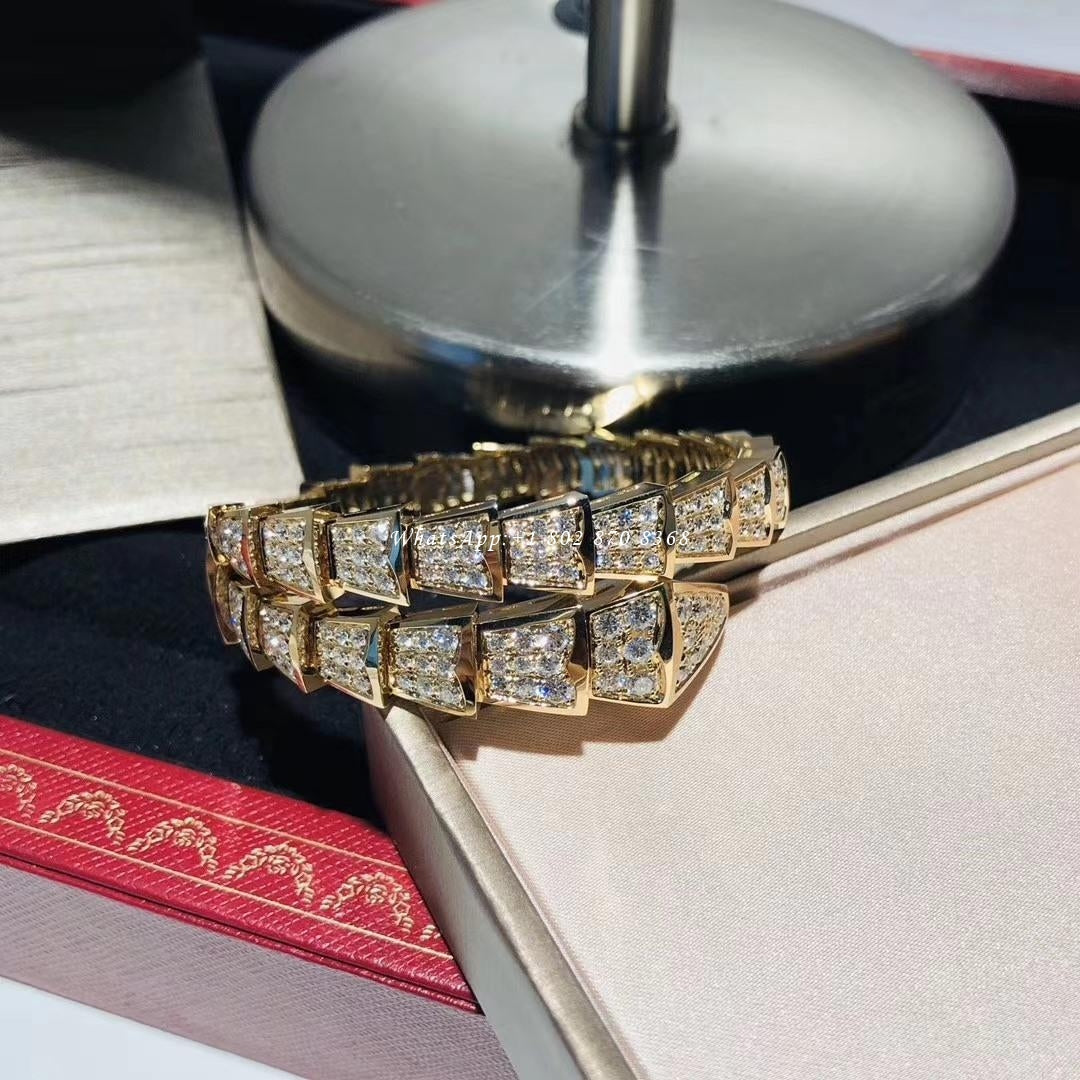 [Raffine]SERPENTI BRACELET 8MM GOLD DIAMOND